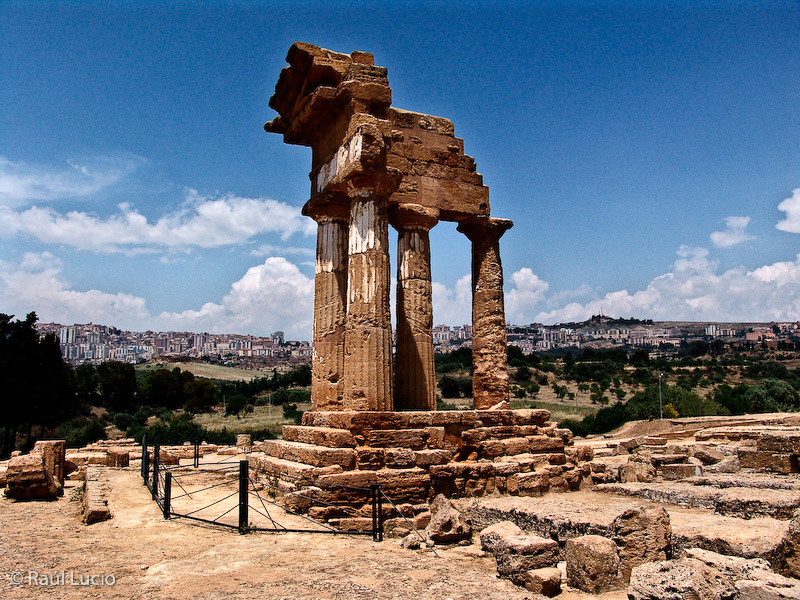 10 Templo de Cástor y Pólux. Agrigento